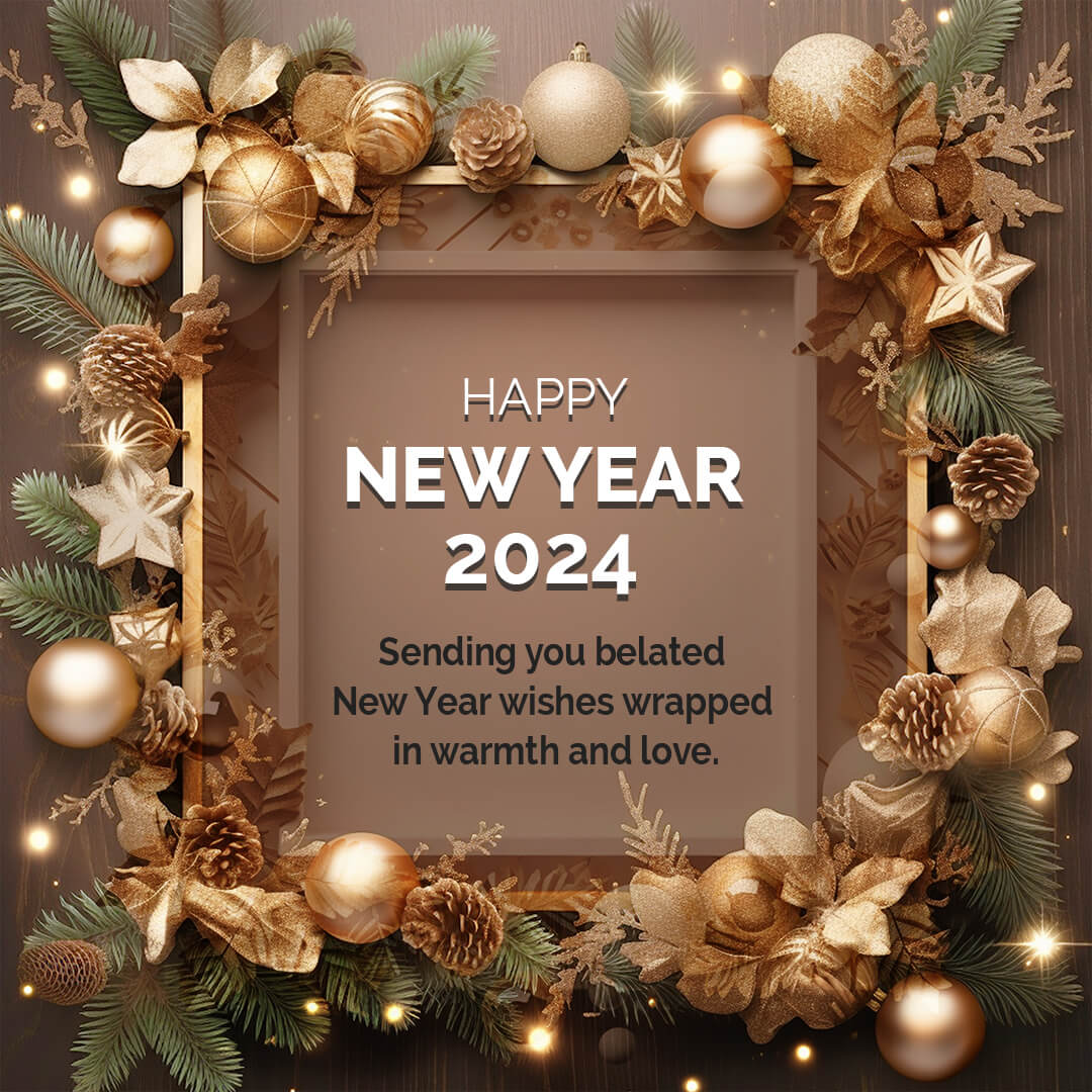 happy belated New year wishes for 2024