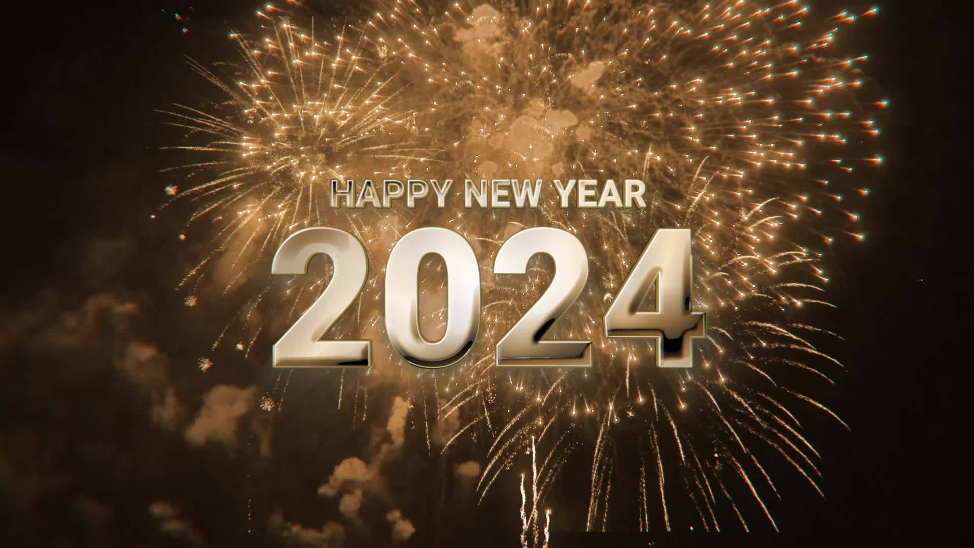 Happy New Year Animation 2024 V1 Free Video 